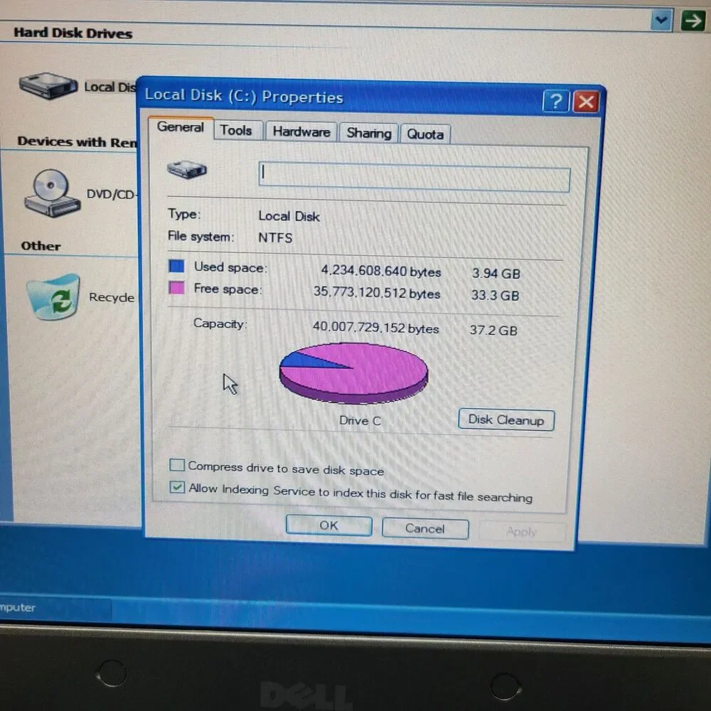 Dell Inspiron 8600 15.4 Laptop Pentium M 1.60GHz 512MB RAM 40GB Windows XP /READ